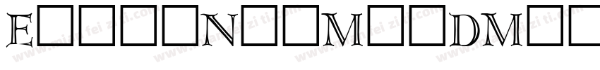 ErbarNeoMinDMed Regular字体转换